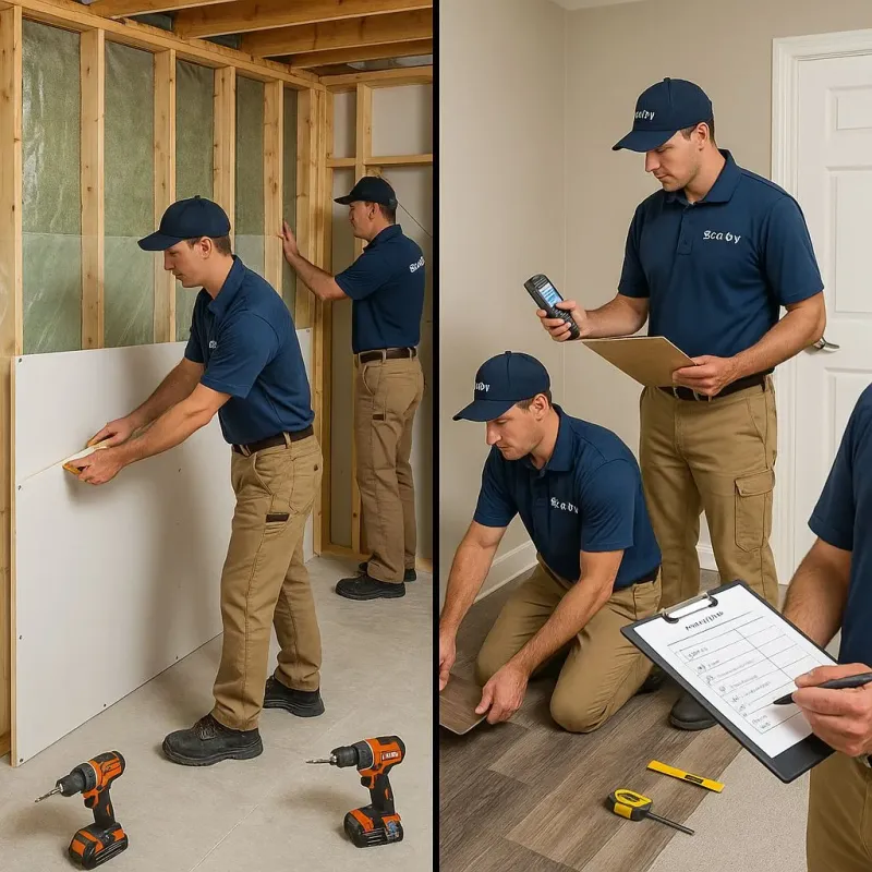 Repairs and Reconstruction process in Holden, MA